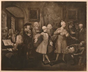Ein Wüstling Fortschritt - 2: Der Empfang, 1733
