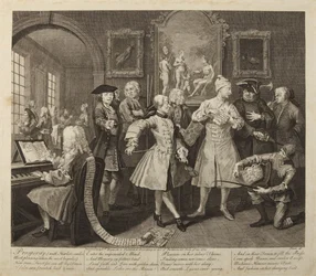 Der Lebensweg eines Wüstlings, Tafel 2