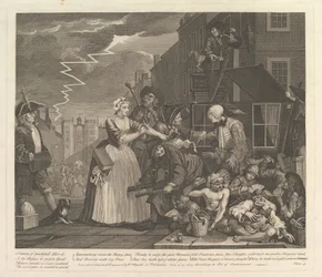 Ein Wüstling, Platte 4, 25. Juni 1735