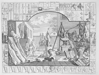Analyse der Schönheit, Platte 1, 1753