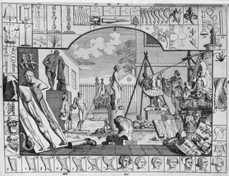 Analyse der Schönheit, Platte 1, 1753