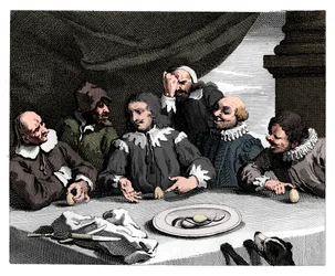 Kolumbus bricht das Ei, 1753