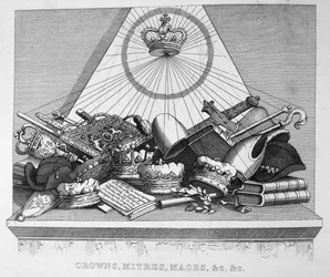 Kronen, Mitren, Zepter usw., 1754