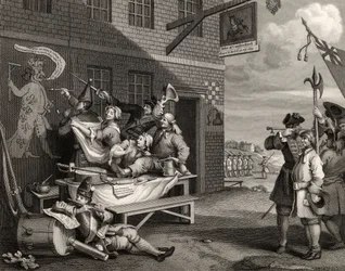 England, graviert von Thomas Phillibrown, aus 