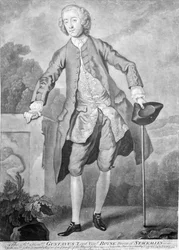Gustavus Hamilton, graviert von Andrew Miller