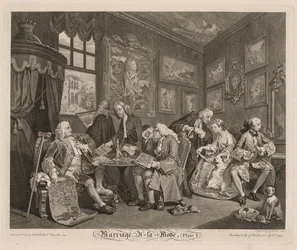 Heirat à la Mode: Der Vertrag, 1745