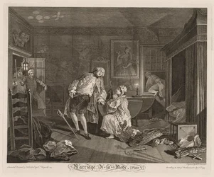 Marriage à la Mode: Der Tod des Earls, 1745