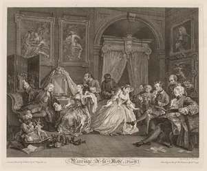 Marriage à la Mode: Die Toilettenszene, 1745