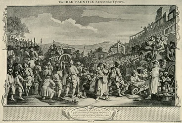Auf dem Weg nach Tyburn, 1747, 1925