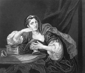 Sigismonda mit dem Herzen ihres Mannes