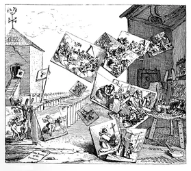 Die Schlacht der Bilder, 1745