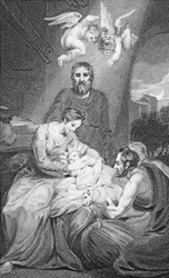 Opfergaben an den Säugling Heiland, aus 