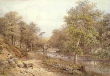 Steinbruch am Fluss