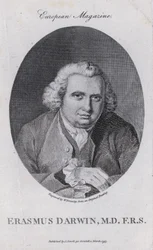 Erasmus Darwin, englischer Arzt, Naturphilosoph, Dichter und Kämpfer für die Abschaffung des Sklavenhandels