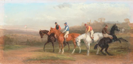 Hürdenrennen: Am Start