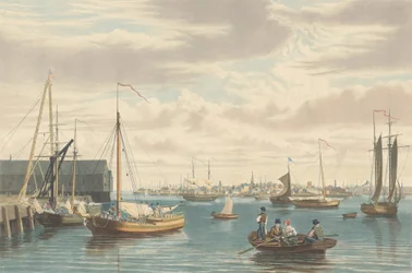 Boston: Vom Schiffshaus Westende des Marinehofs
