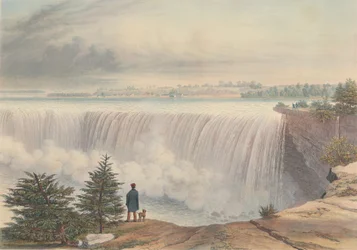 Niagarafälle vom Table Rock, veröffentlicht 1840