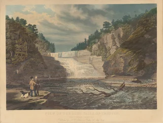 Ansicht der High Falls von Trenton: West Canada Creek, New York