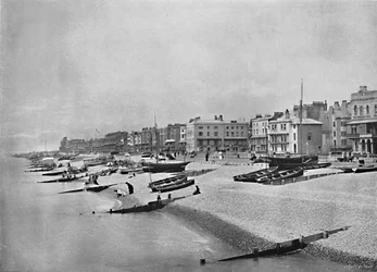 Die Parade, Worthing, um 1896