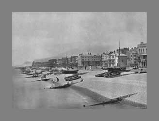 Die Parade Worthing, um 1900