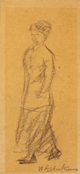 Frau beim Gehen