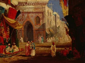 Eine Straße in Kairo