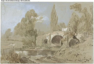 Zigeunerwagen auf der Brücke