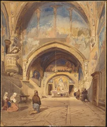 Inneres der Kirche San Benedetto in Subiaco