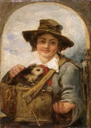 Italienischer Junge mit einem Meerschweinchen, 1836