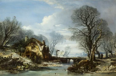 Winterszene, Porlock