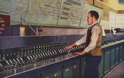 Ein modernes elektrisches Stellwerk