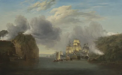 Erzwingen der Hudson River Passage, 1835