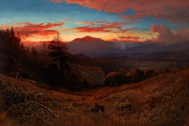 Sonnenuntergang auf Mount Diablo (Marin Sunset)