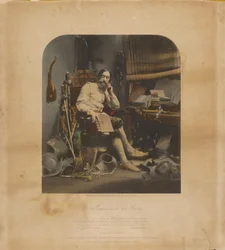 Don Quijote in seinem Studierzimmer