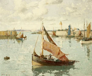In der Nähe der Mündung der Seine
