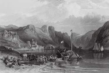 Bacharach am Rhein (Stich)