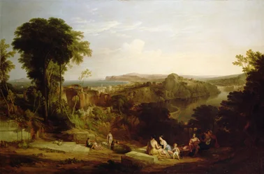 Die Villa des Lucullus bei Misenum am Golf von Neapel