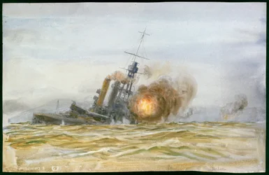 Studie des ehemaligen deutschen Schlachtschiffs 