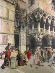 Auf der Piazzetta, 18. Jahrhundert, 1859-92