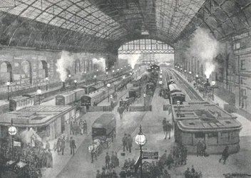 Cannon Street Station - Nacht, 1891