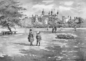 Der Tower of London von Trinity Square, 1891
