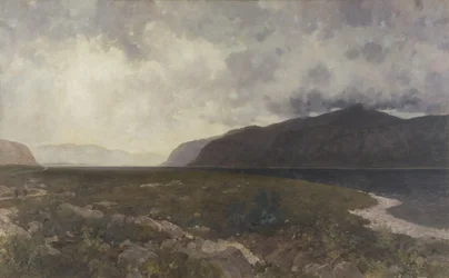 Loch Maree von der Grudie-Brücke, ca. 1905