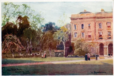 Der Hirschpark, Magdalen College, Neue Gebäude