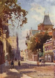 Trumpington Street von Peterhouse