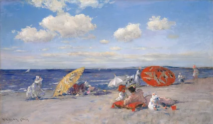 Am Meeresstrand, um 1892.