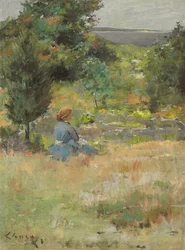 Mädchen in Shinnecock Hills, ca. 1897