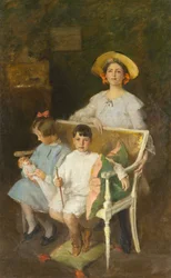 Gruppenporträt (Dorothy, Helen und Bob), um 1904