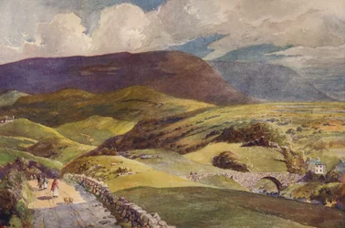 Eine Landschaft in Donegal, ca. 1915