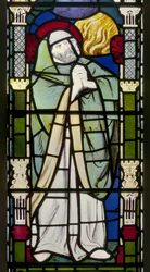 Banstead, All Saints, Morris Marshall & Faulkner & Co, William Morris, Ezekiel