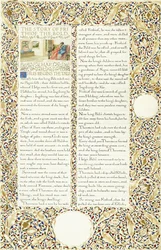 Kalligraphisches und illuminiertes Manuskript, ca. 1871-1873